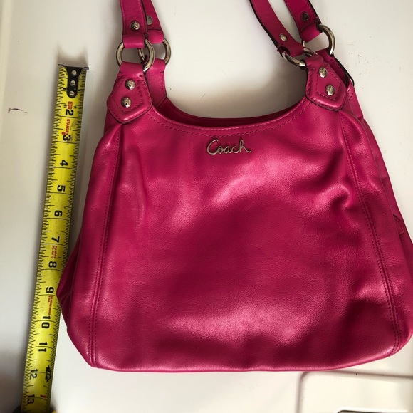 Pink Coach Purse - Picture 7 of 8